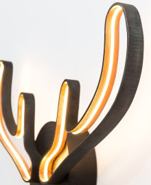 Деревянный светильник HORNS