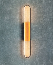 Wooden wall sconce Pulsar