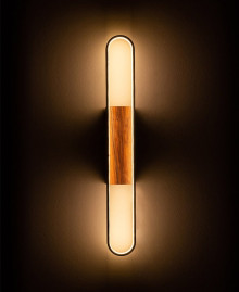 Wooden wall sconce Pulsar
