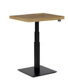 Height adjustable laptop desk Node (Solid Oak worktop)