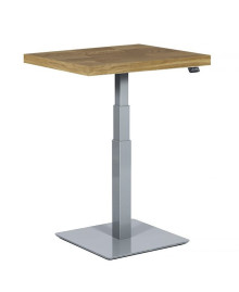 Height adjustable laptop desk Node (Solid Oak worktop)