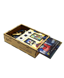 Wooden puzzle "Visiting Malevich"