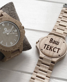 Wooden watch Maple Classic