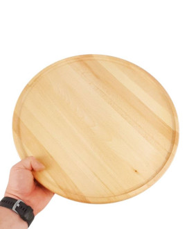 Wooden round tray 39 cm