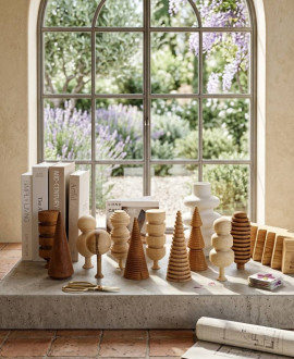 Wooden Tree Figurine Set "PARATURKA" (11 pcs)