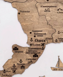 Дерев'яна мапа України "Тера"
