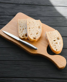 Rectangular oak chopping board