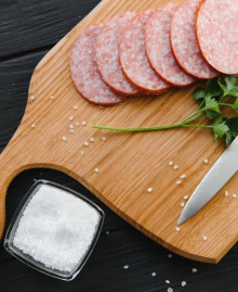 Rectangular oak chopping board