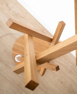 Wooden floor lamp DNA Wooden floor lamp DNA