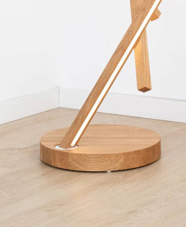 Wooden floor lamp DNA Wooden floor lamp DNA