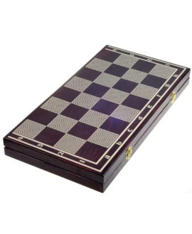 Wooden chess and backgammon (2-in-1 set) Wooden chess and backgammon (2-in-1 set)