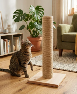 Wooden cat scratching post Wooden cat scratching post