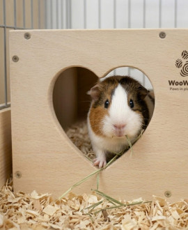 Wooden hay feeder house for small animals Wooden hay feeder house for small animals