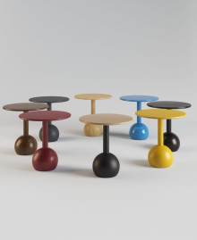 Wooden coffee table Bolla (veneer)