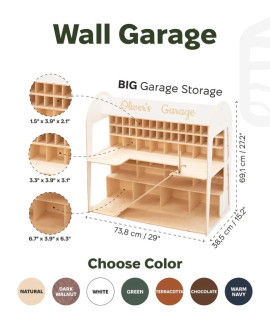 Wooden children’s shelving unit "Cars Garage"
