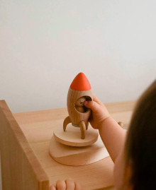 Wooden toy set "To the stars"