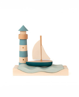 Wooden toy set "Sea adventure"
