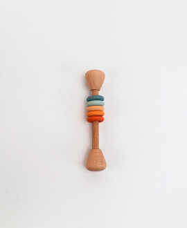 Wooden rattle "Rings" Wooden rattle "Rings"