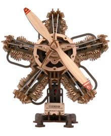 Wooden 3D puzzle "R-5 aircraft engine"