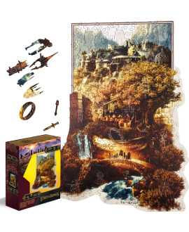 Wooden figure puzzle Lord of the Rings™ "Elrond’s House – Rivendell" Wooden figure puzzle Lord of the Rings™ "Elrond’s House – Rivendell"