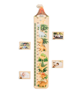 Wooden children's height chart "Dino"