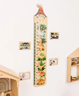 Wooden children's height chart "Dino"