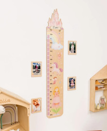 Wooden children's height chart "Princess"