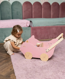 Wooden toy wagon "Fox"
