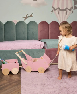 Wooden toy wagon "Fox"