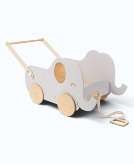 Деревянная игрушка-каталка "Слон" Деревянная игрушка-каталка "Слон"