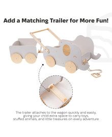 Wooden toy wagon "Elephant"