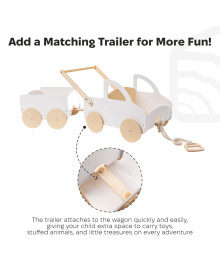 Wooden toy wagon "Car"