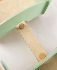 Wooden toy wagon "Stegosaurus"
