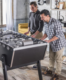 Wooden foosball table "Champion Collector Black"