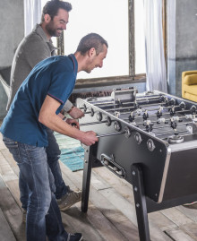 Wooden foosball table "Champion Collector Black"