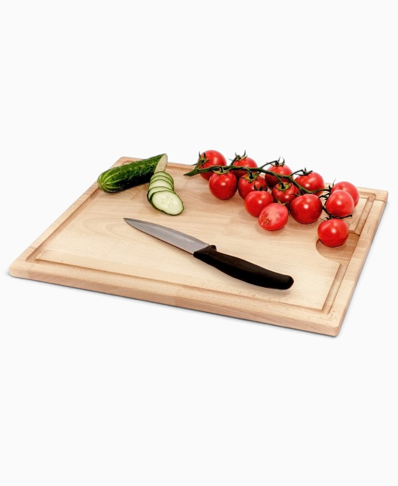 Прямоугольная кухонная доска с канавкой 42*32 см Прямоугольная кухонная доска с канавкой 42*32 см