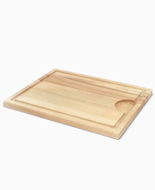 Rectangular cutting board with juice groove 34*27 cm