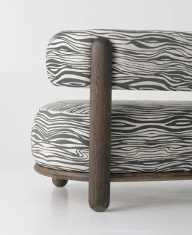 Wooden sofa "Striha"