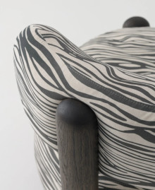 Wooden sofa "Striha"