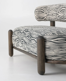 Wooden sofa "Striha"