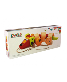 Wooden toy "Happy Dachshund"