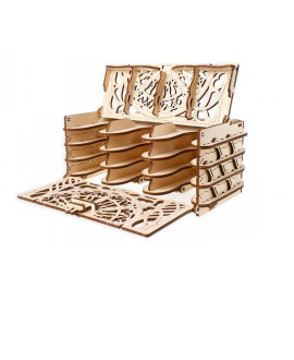 Wooden 3D puzzle "Mechanical Card Holder"