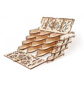 Wooden 3D puzzle "Mechanical Card Holder"