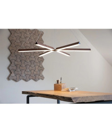 Wooden chandelier STAR TRECK
