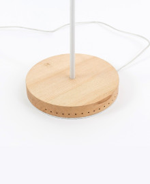 Wooden floor lamp TORUS