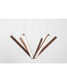 Wooden chandelier STAR TRECK