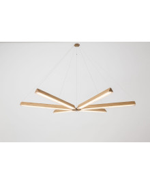 Wooden chandelier STAR TRECK