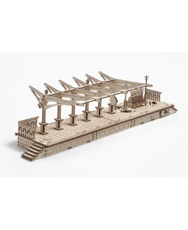 Wooden 3D puzzle "Railway platform" Wooden 3D puzzle "Railway platform"