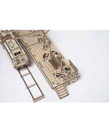 Wooden 3D puzzle "Railway platform"