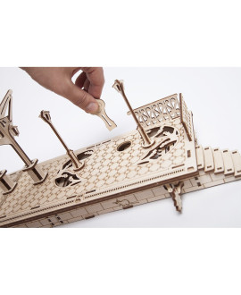 Wooden 3D puzzle "Railway platform" Wooden 3D puzzle "Railway platform"